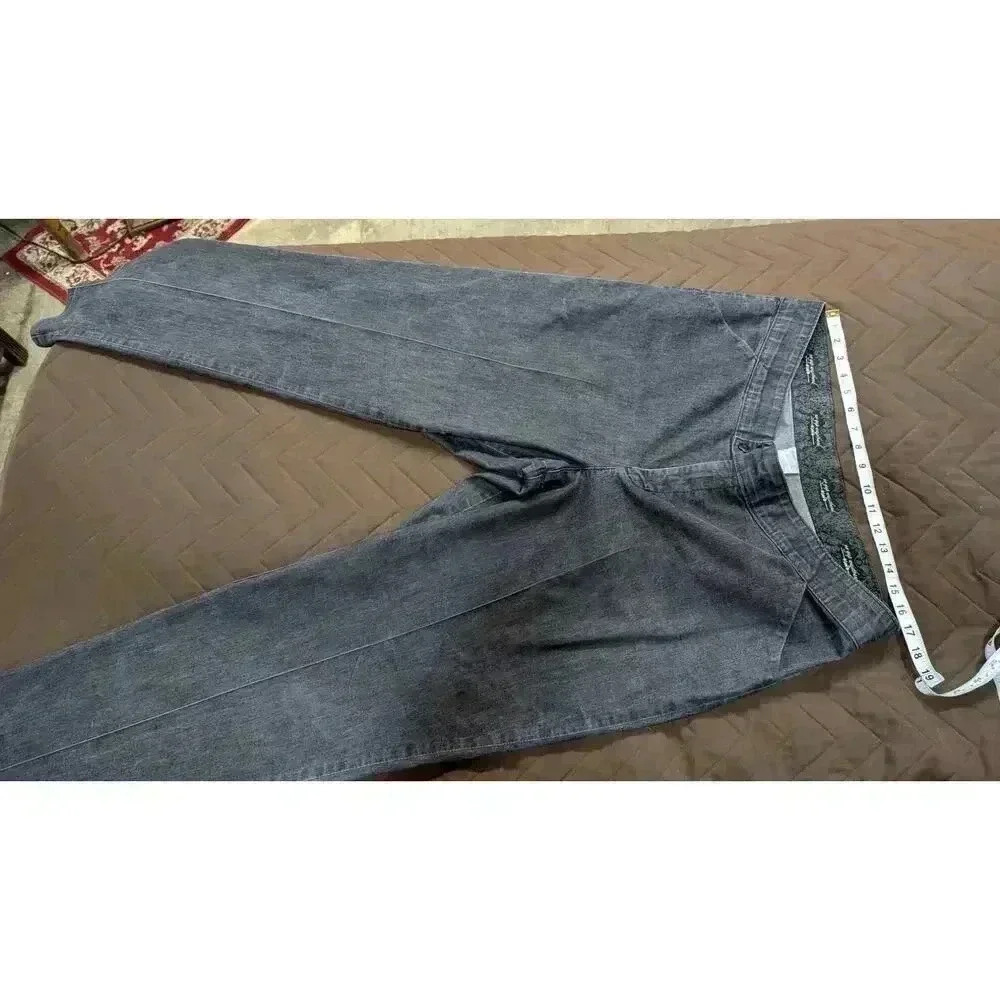 Women's distressed dark wash denim pants by Lee size 18W
